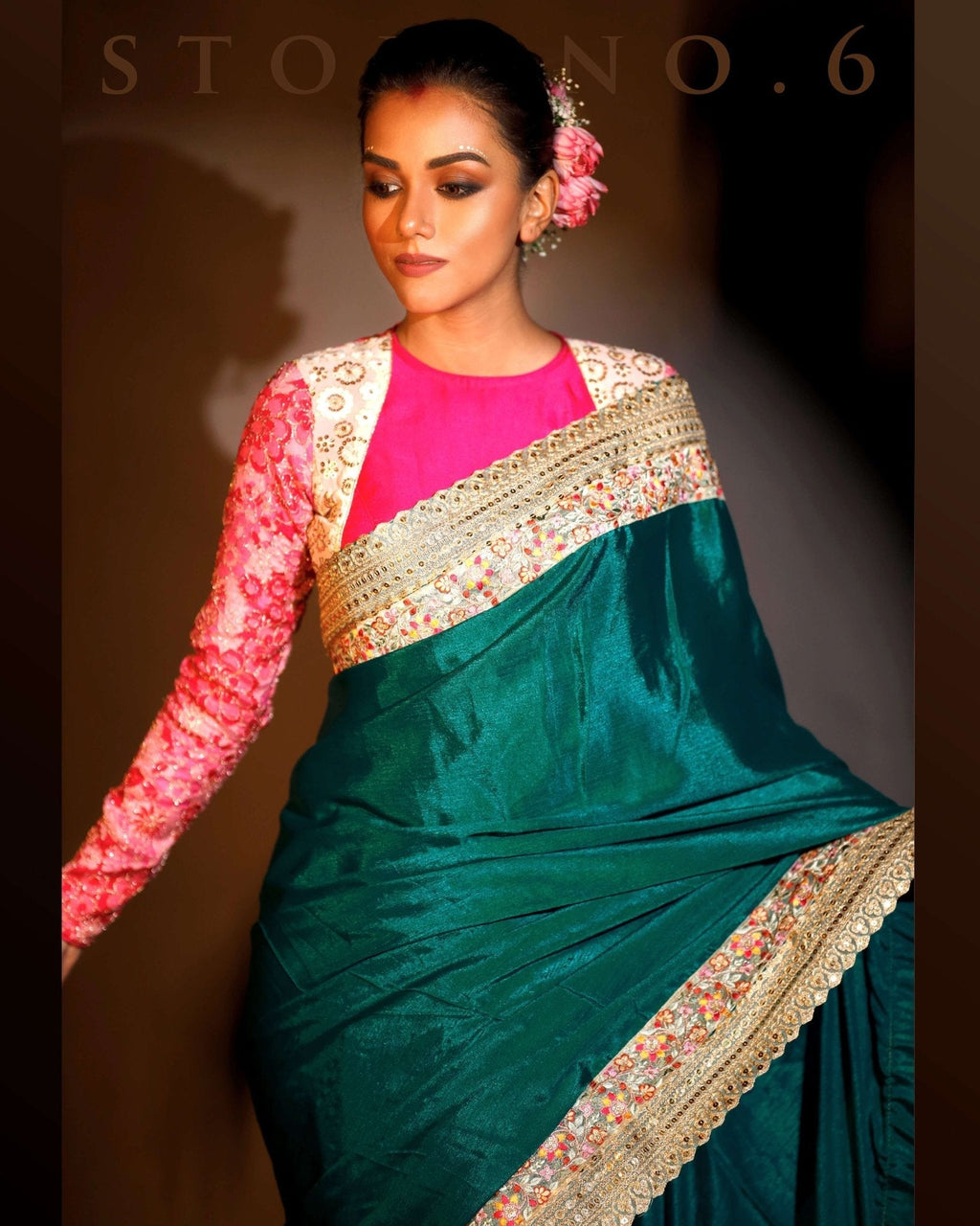 OFFSHORE OCEAN READY-TO-WEAR SAREE