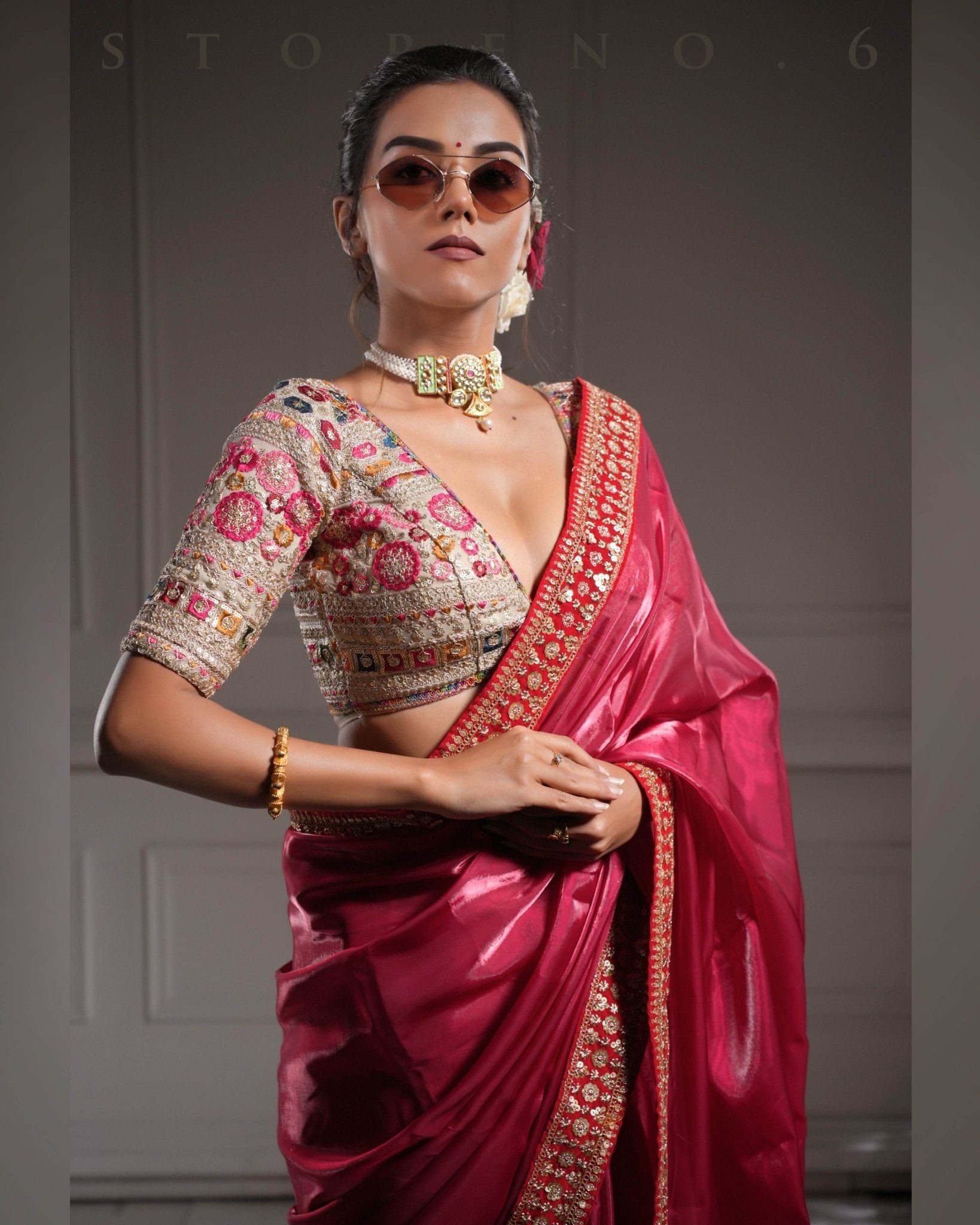 IMPERIAL NOOR-E-SURKH SAREE