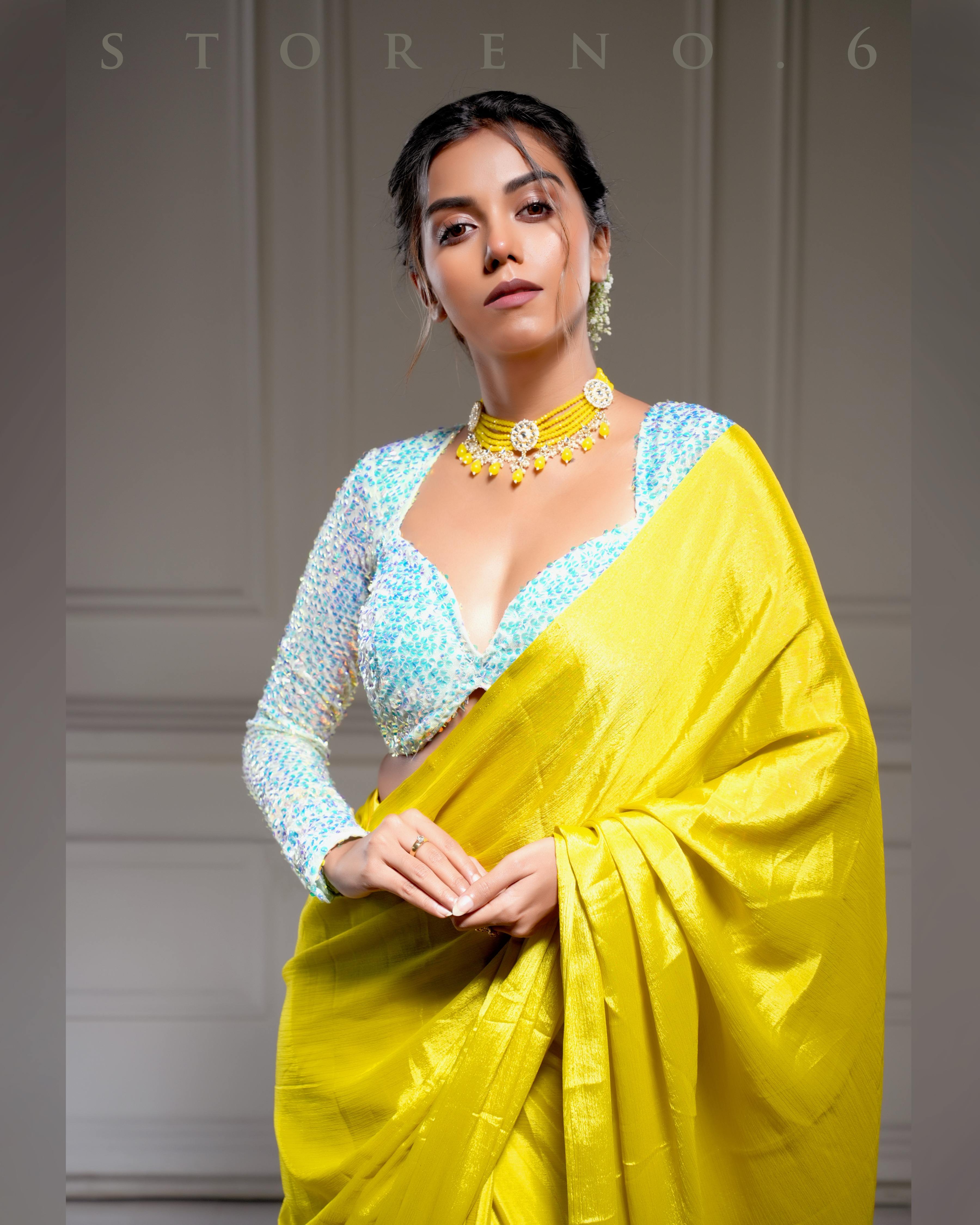 NEON NIRVANA SAREE