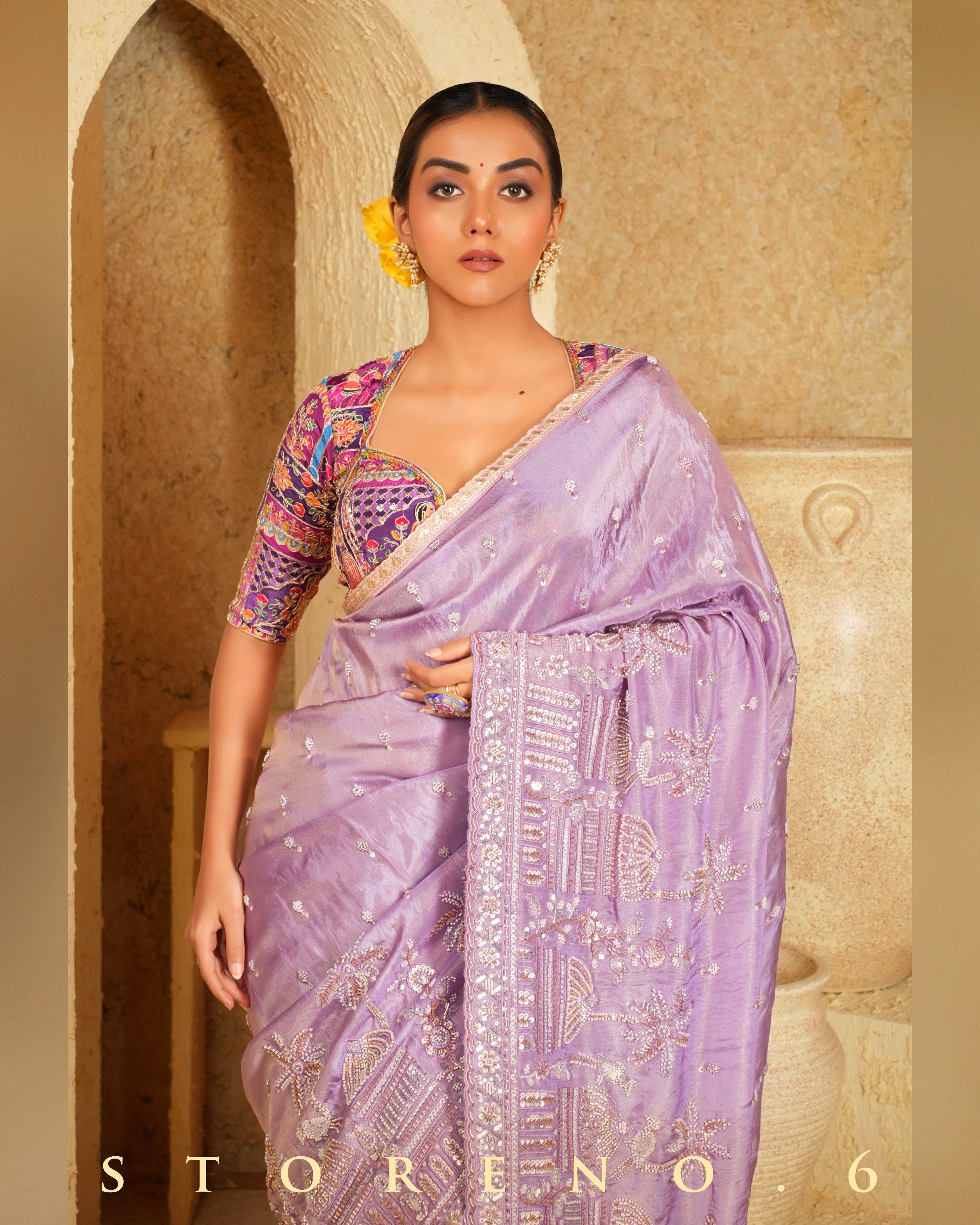 VIOLET VOGUE SAREE