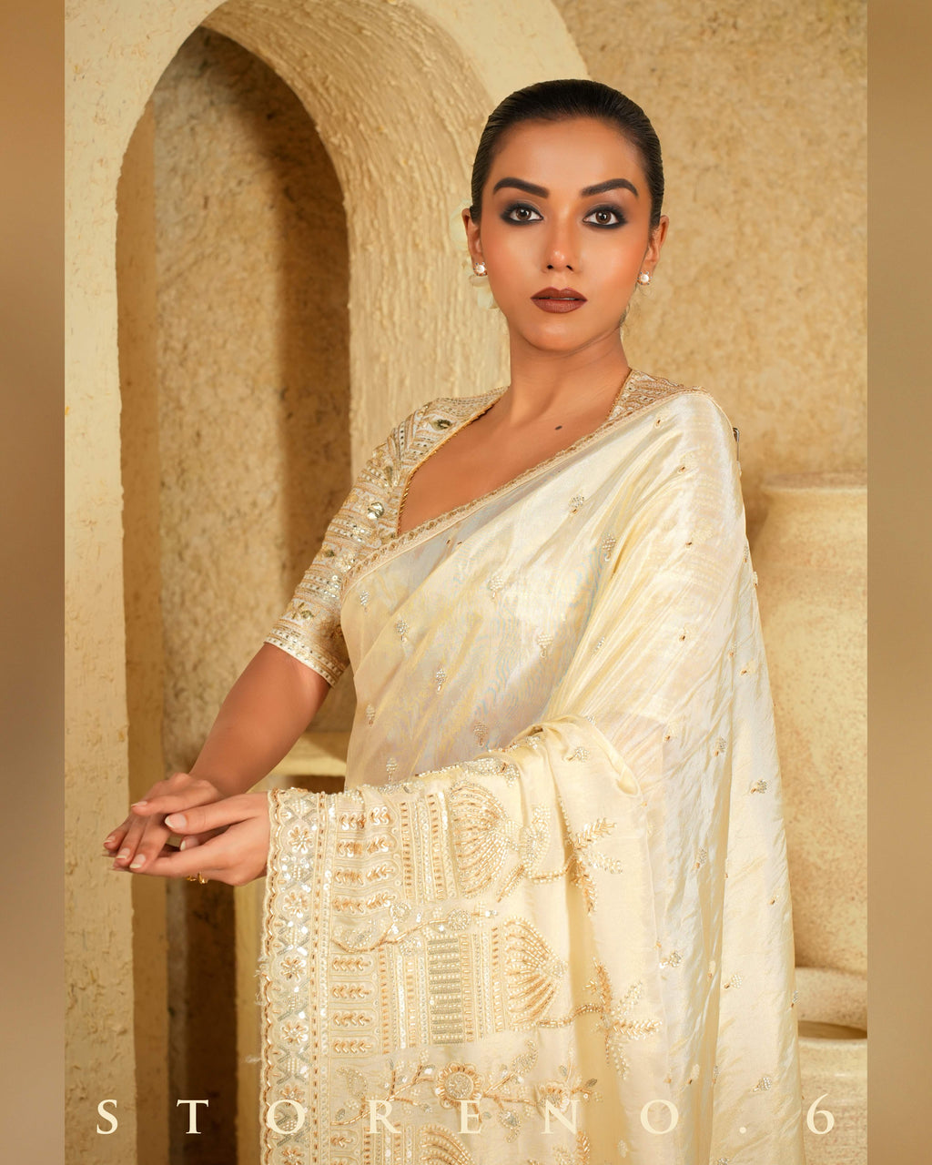 IVORY IDOL SAREE