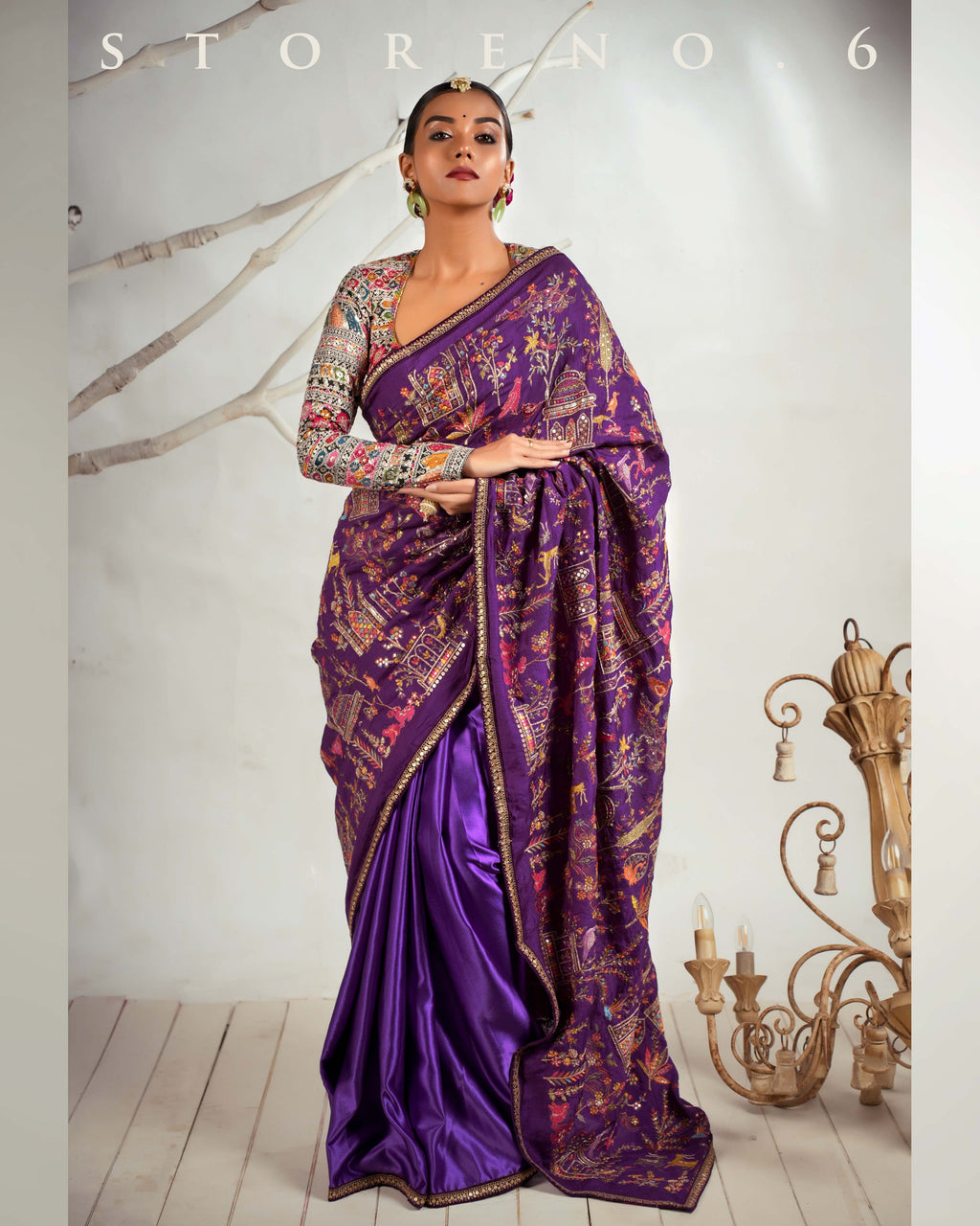 THE 6TH CENTURY CLASSIC CHROMA SAREE