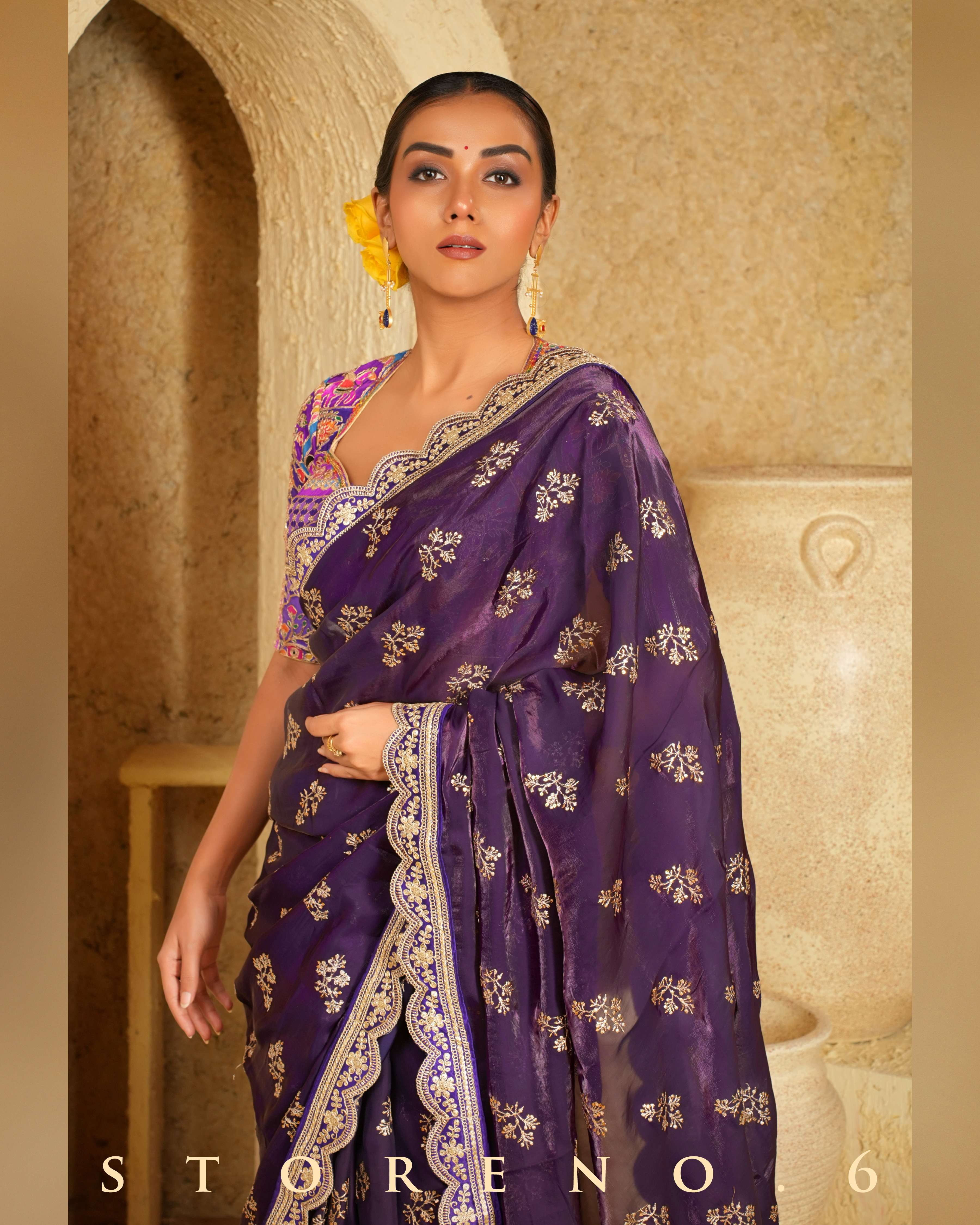 PLUM PRODIGY SAREE