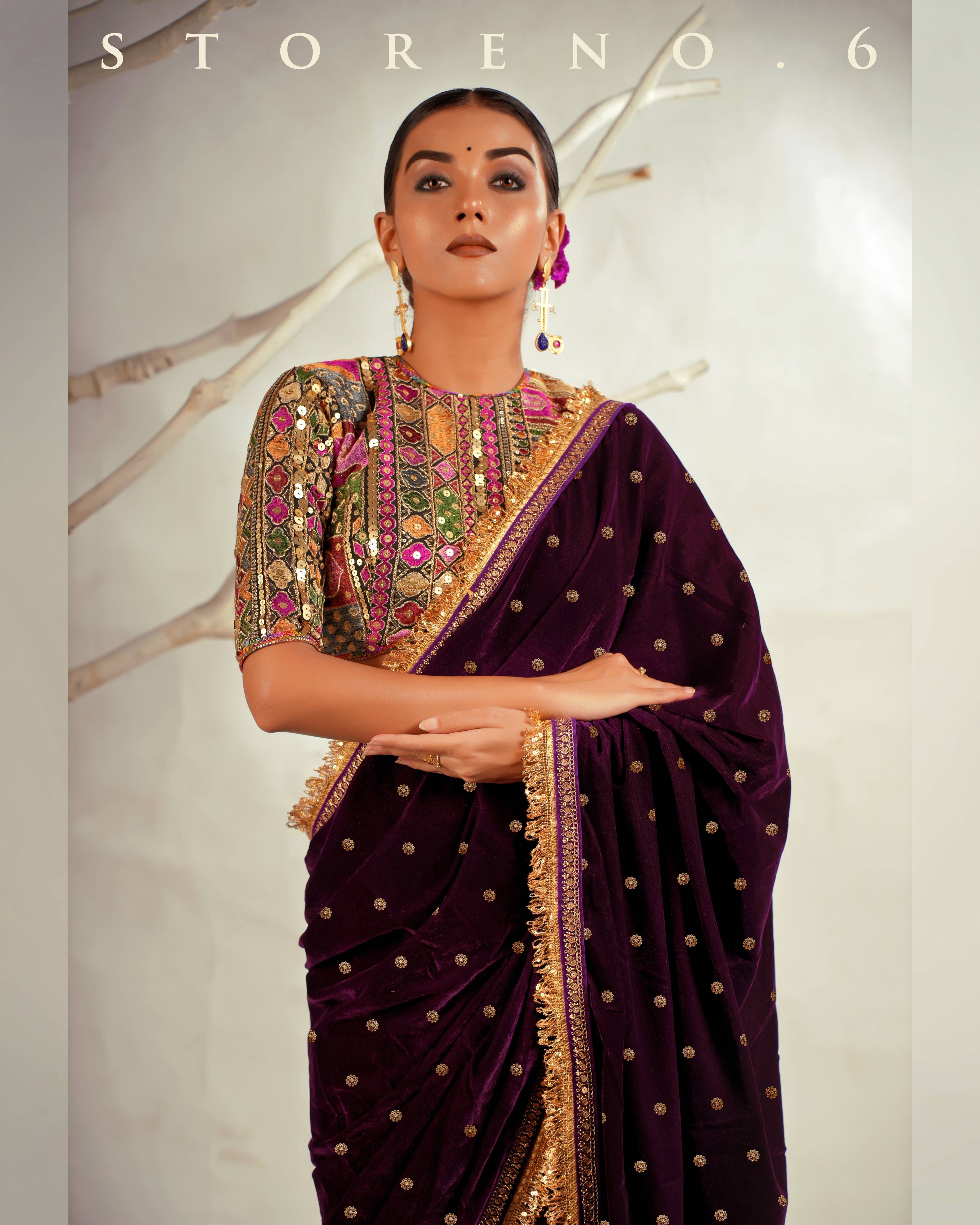 THE WINE WONDER SAREE