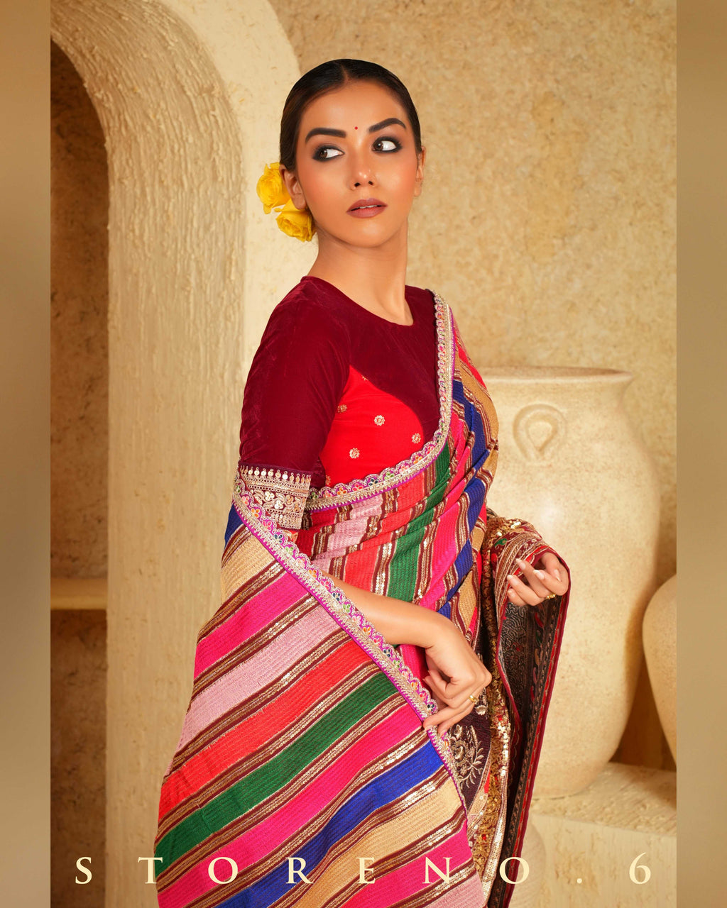 MERLOT MASTERPIECE SAREE