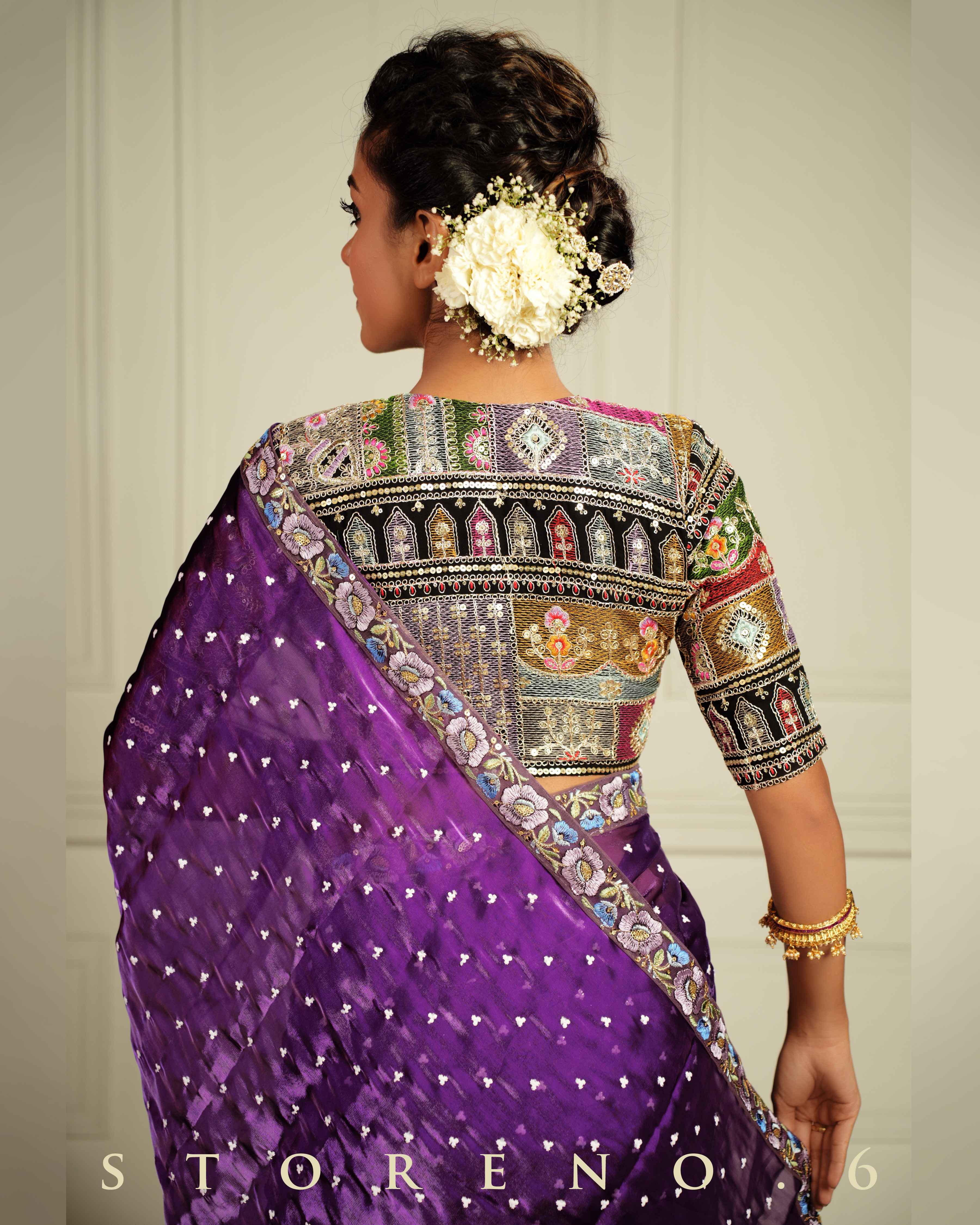THE AMETHYST AFFAIR SAREE