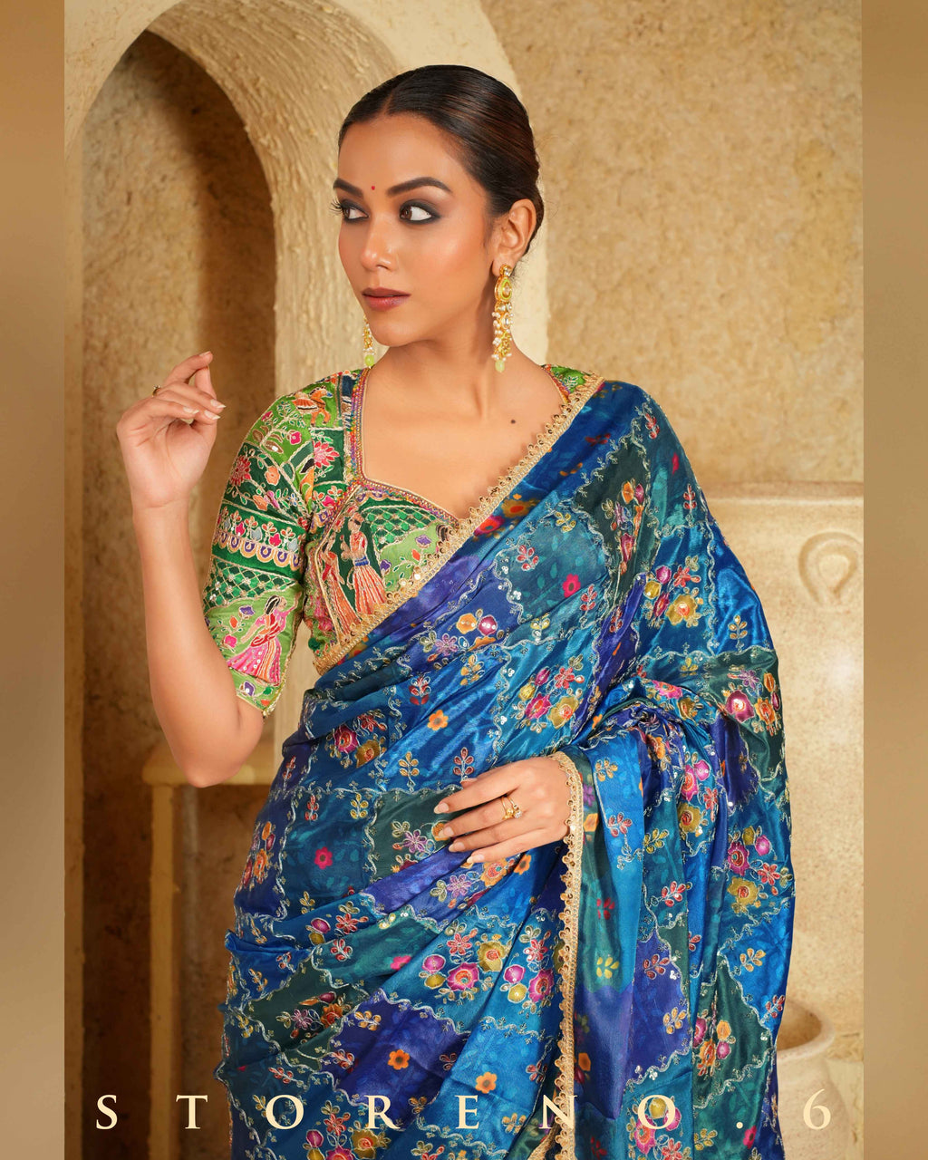 BLUEBERRY BLOCKBUSTER SAREE