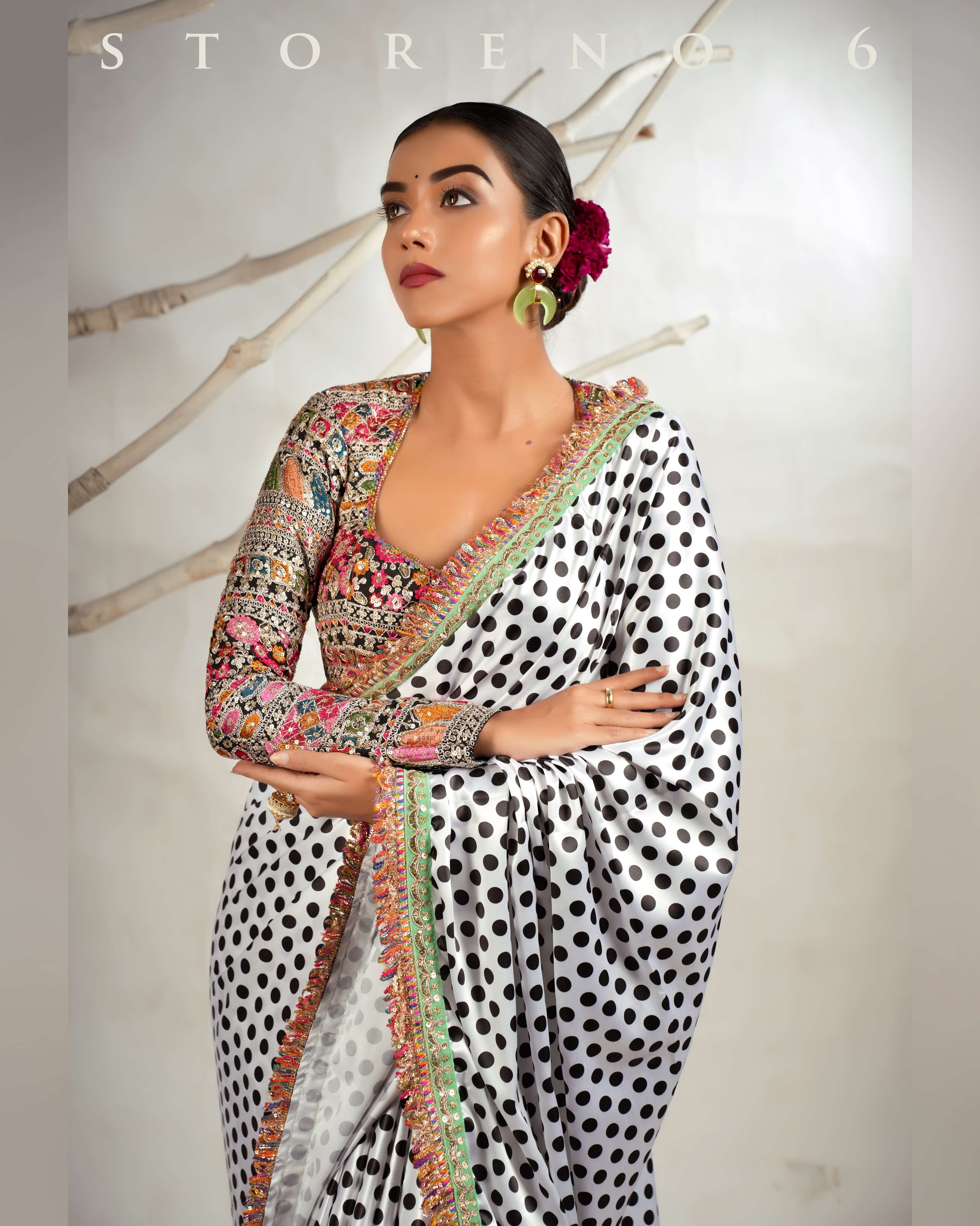 THE POLKA PASSION SAREE