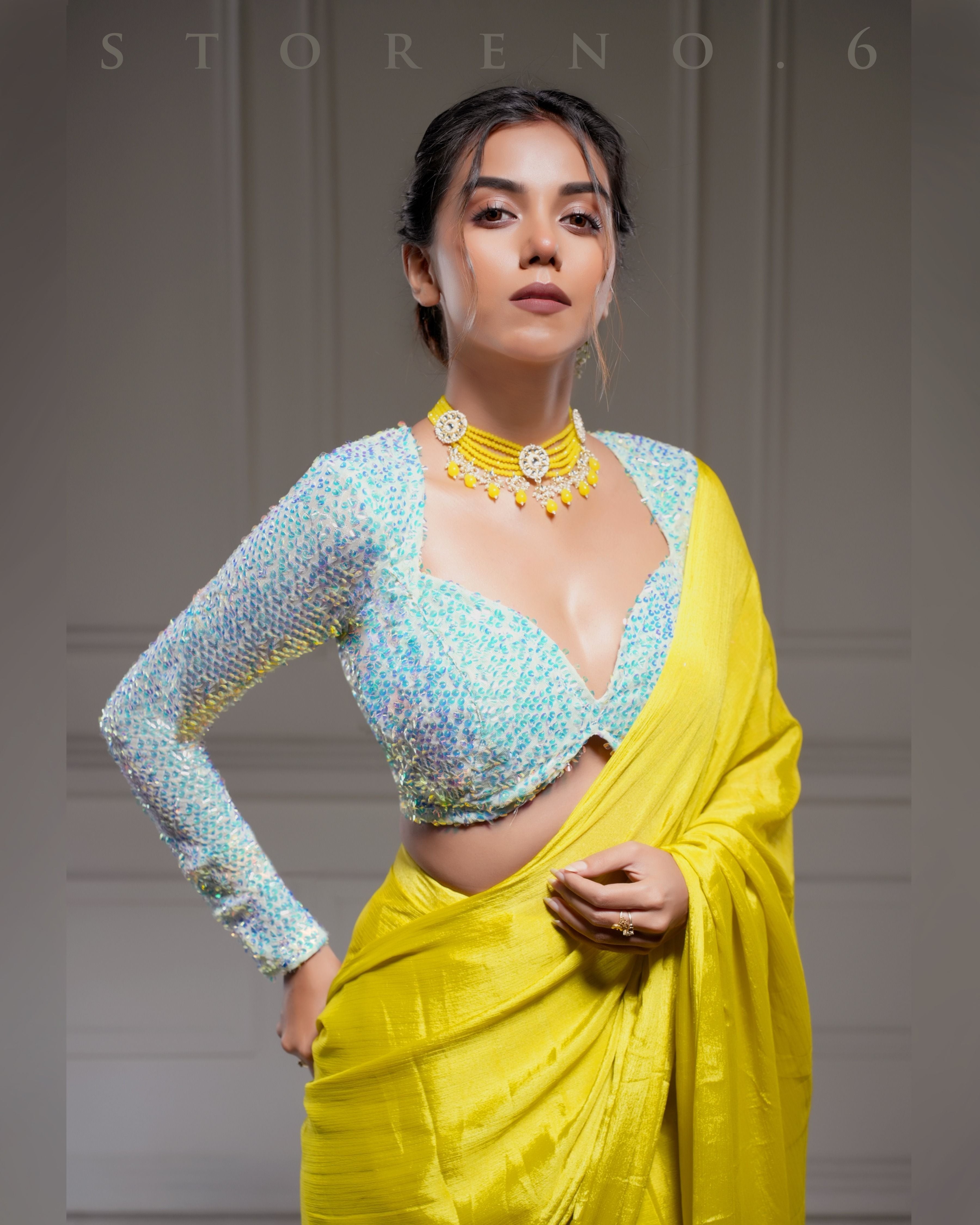 NEON NIRVANA SAREE