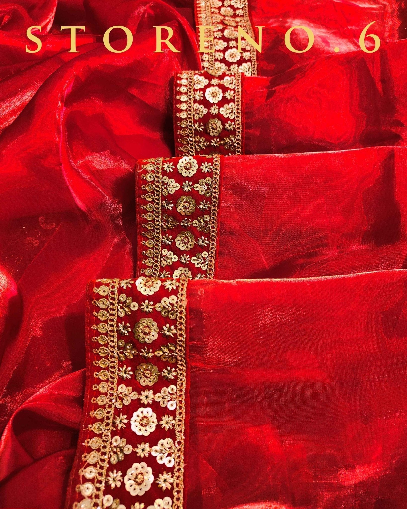 IMPERIAL NOOR-E-SURKH SAREE