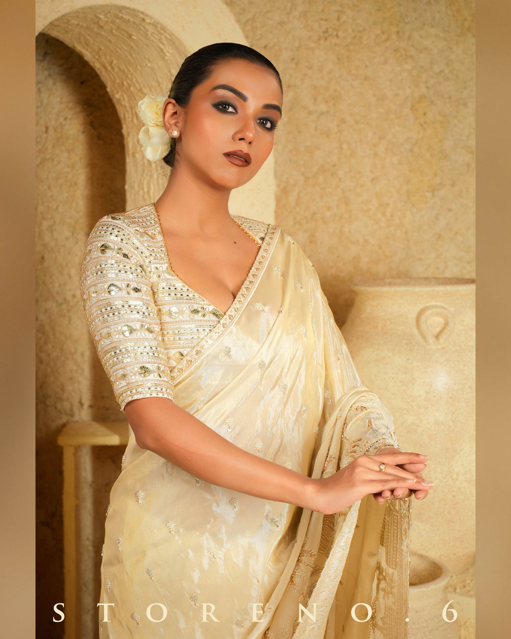 IVORY IDOL SAREE
