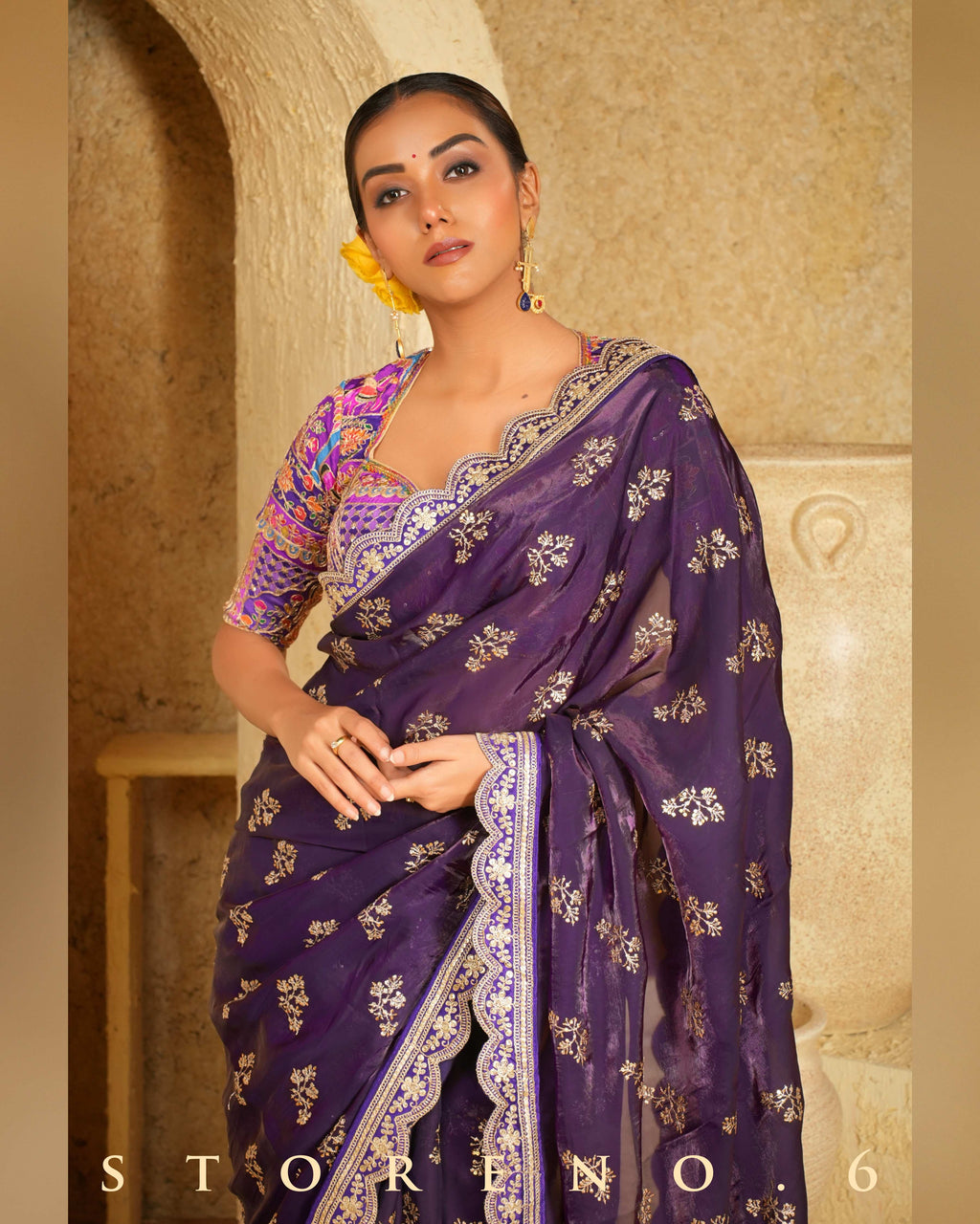 PLUM PRODIGY SAREE