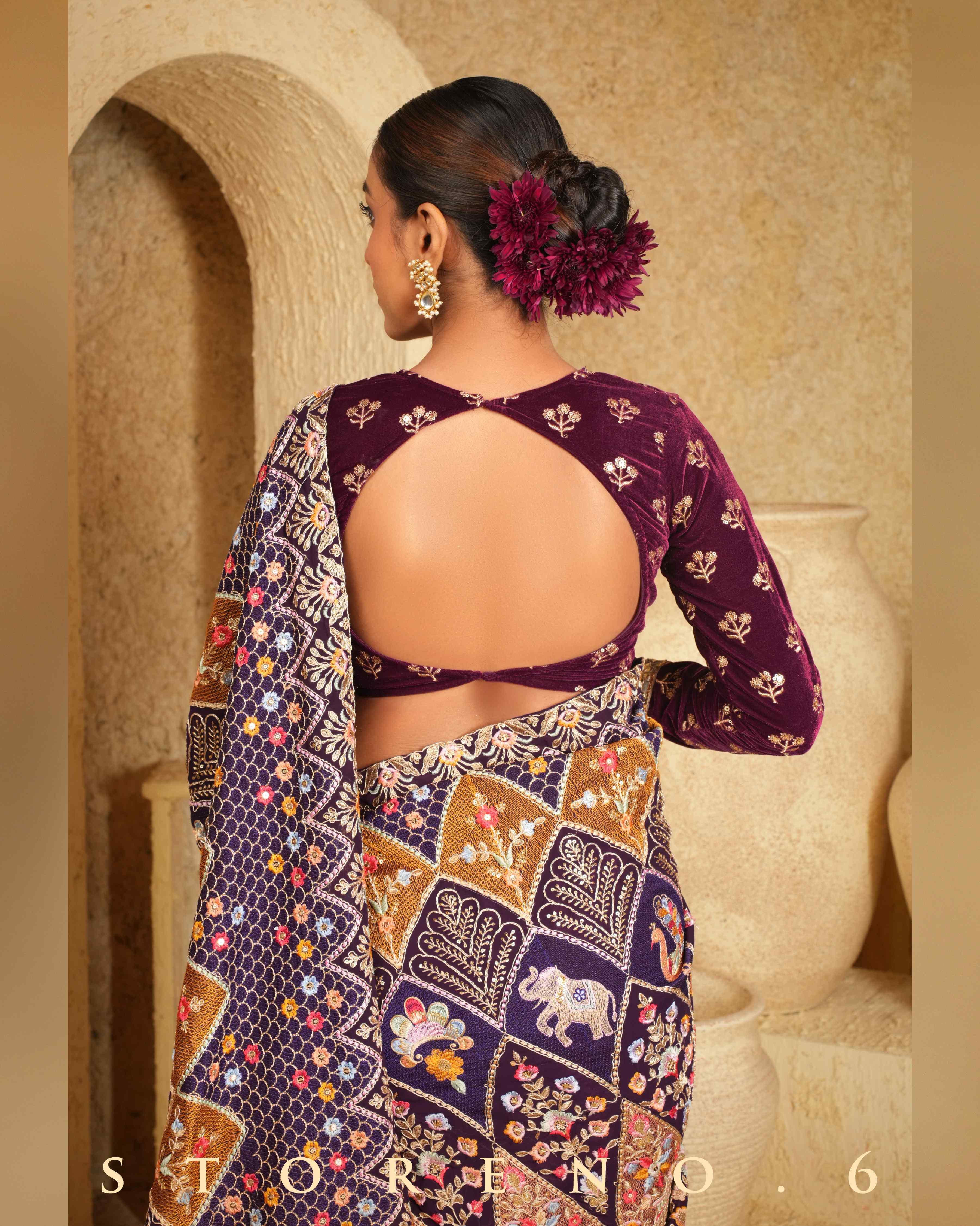 ORCHID OPERA SAREE