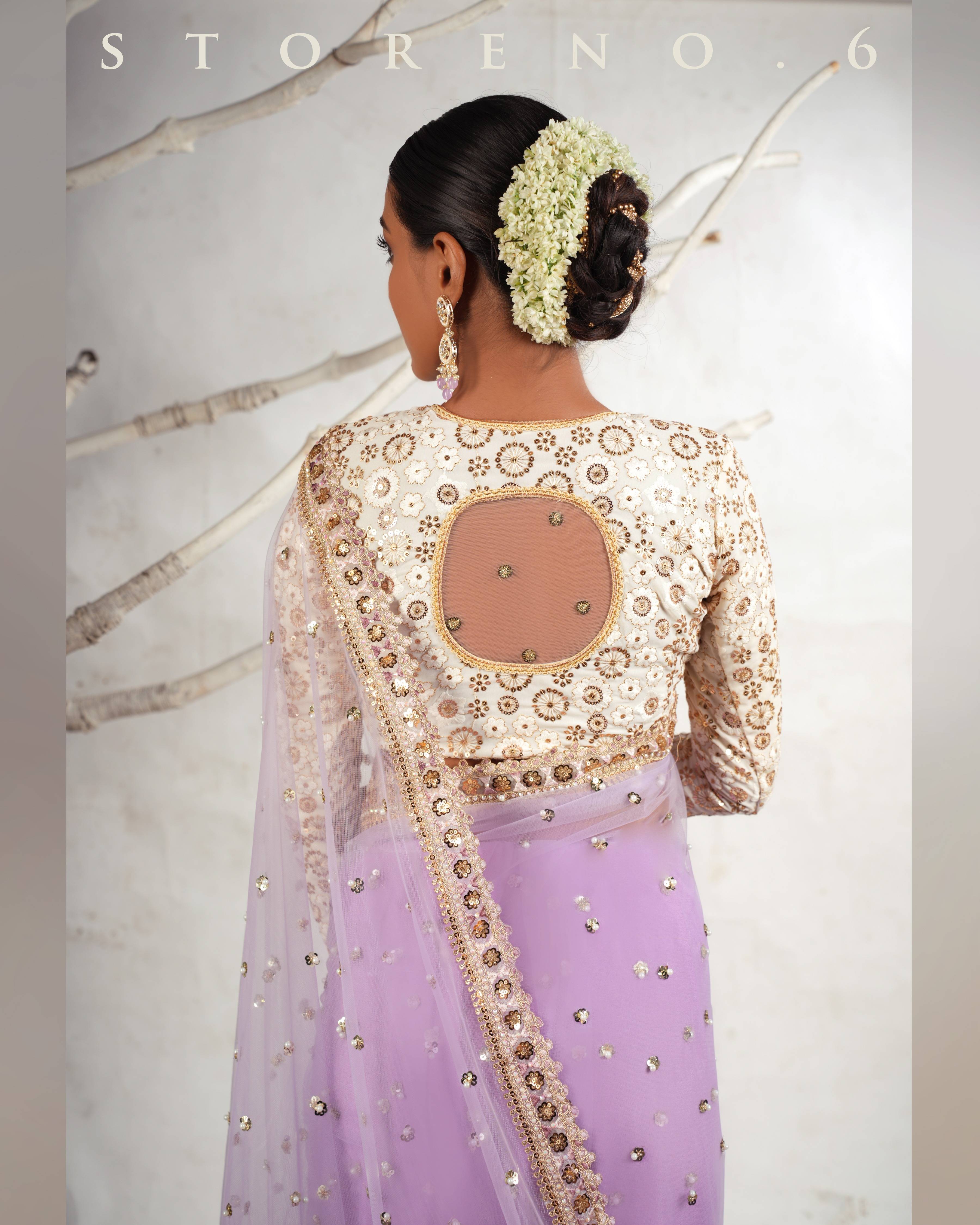 THE LILAC LUXURY SAREE