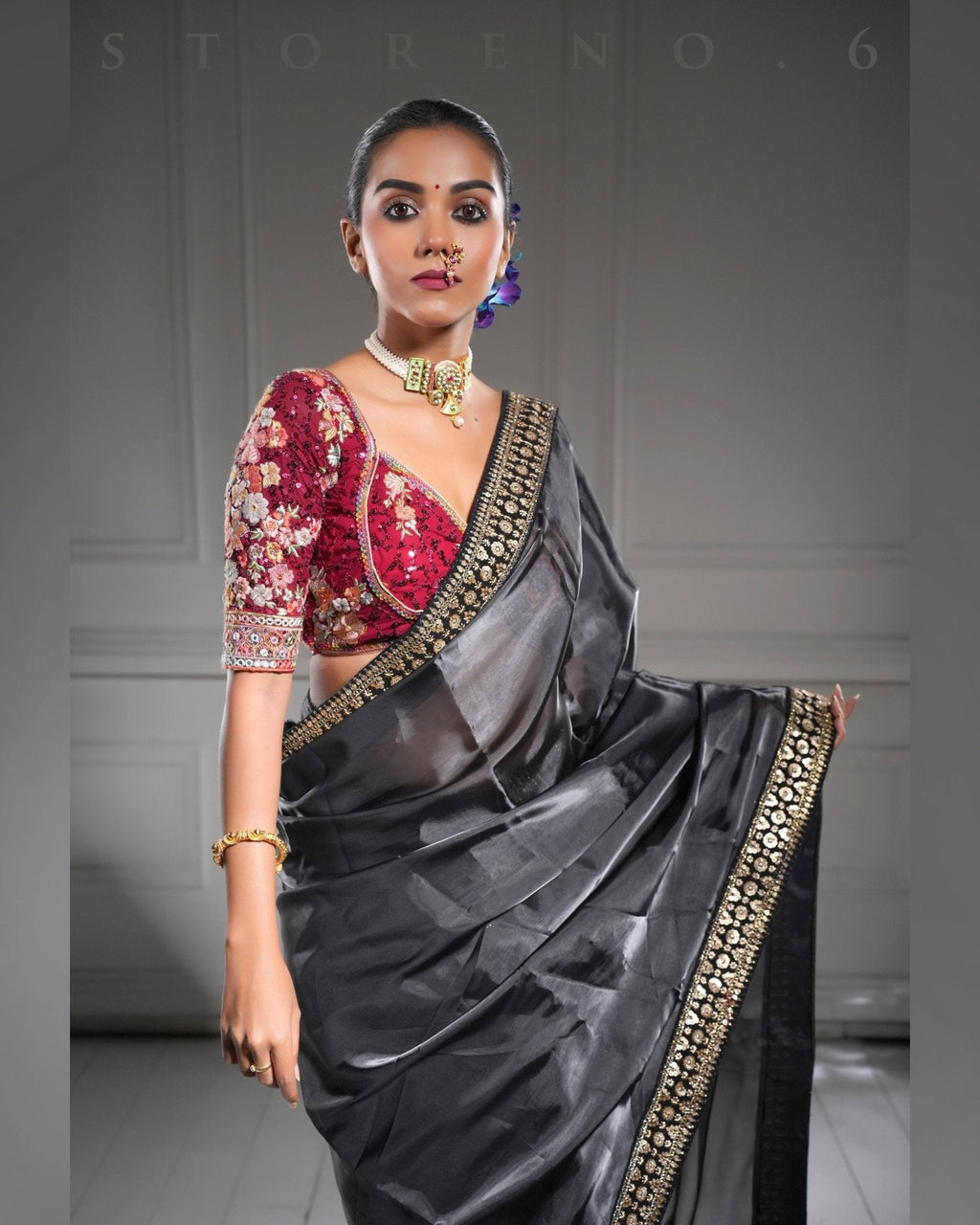 NOOR-E-SIAH-X SAREE
