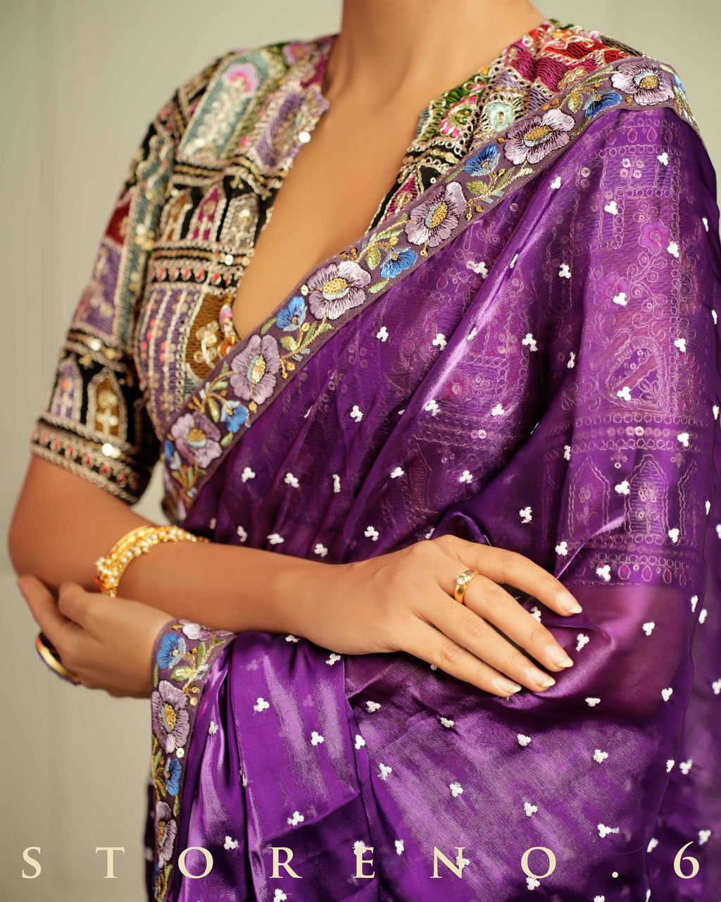 THE AMETHYST AFFAIR SAREE