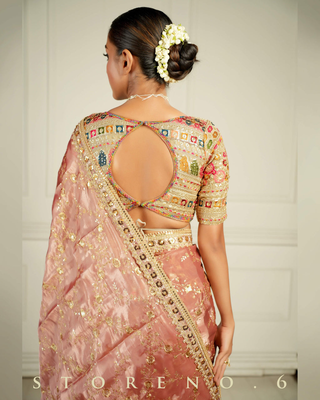 THE CHARM OF THE CORALS SAREE