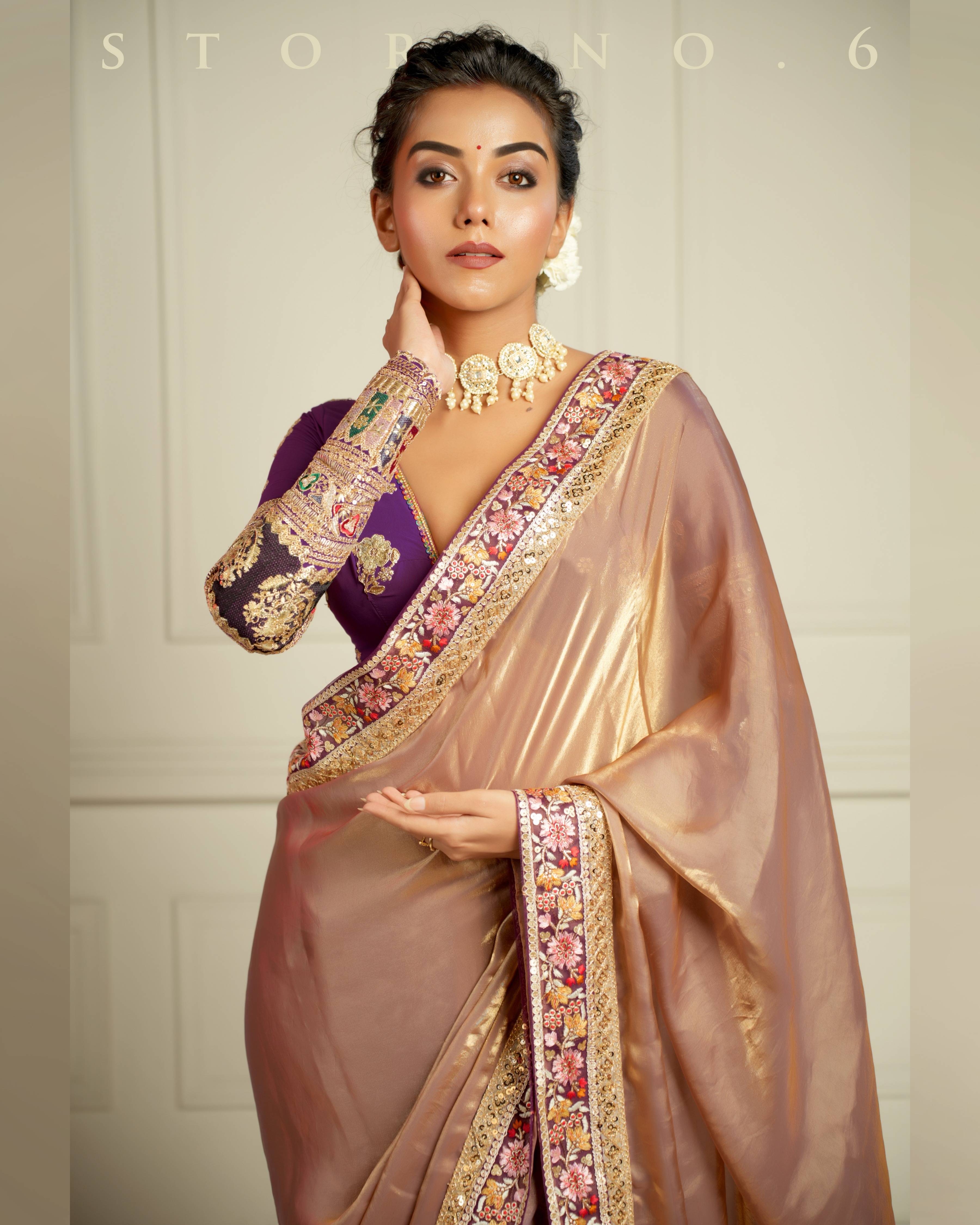 THE IMPERIAL TWILIGHT SHIMMER SAREE