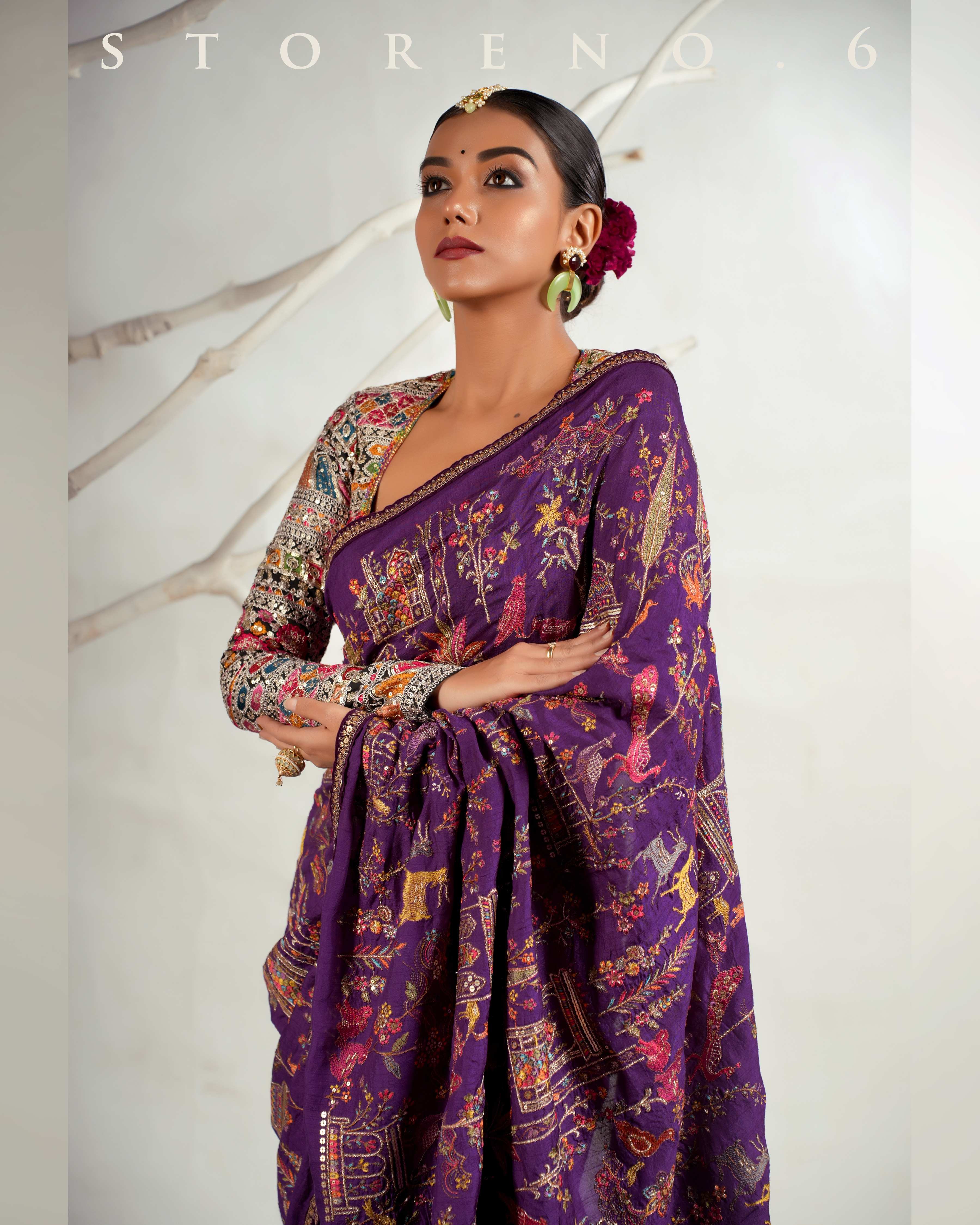 THE 6TH CENTURY CLASSIC CHROMA SAREE