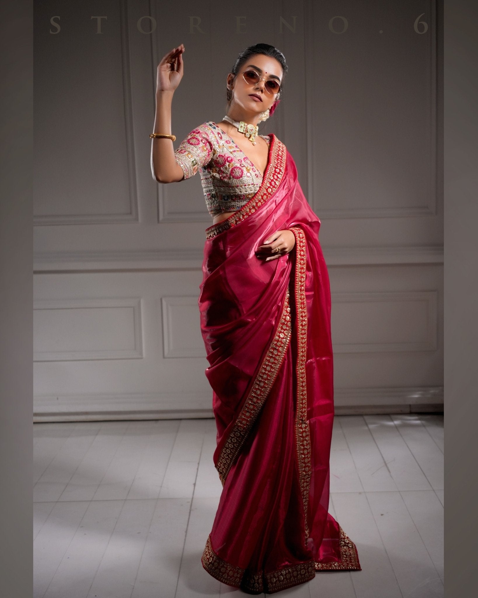 IMPERIAL NOOR-E-SURKH SAREE