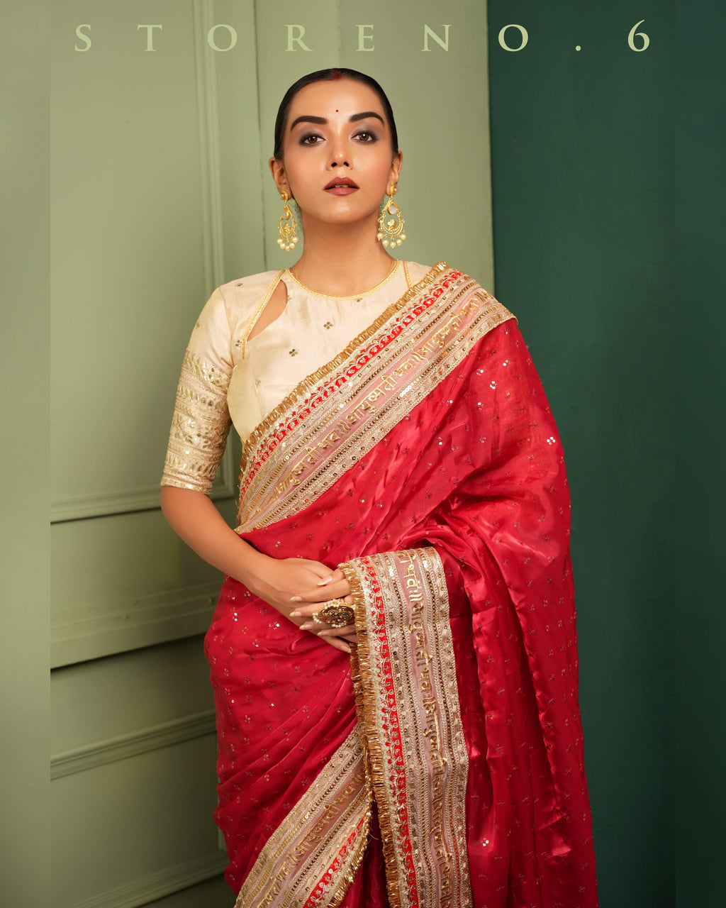 ROYAL RUBY QUEEN SAREE