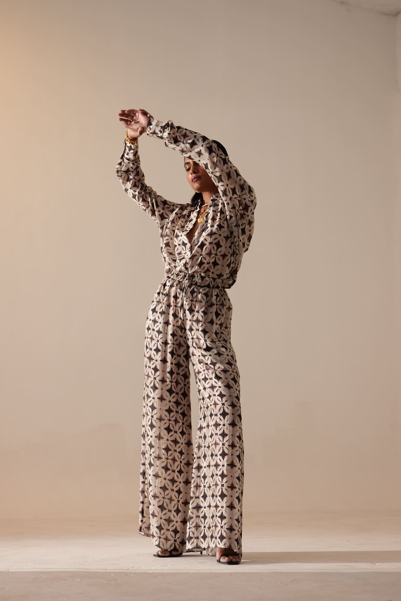 Alicia Pant Shibori Print