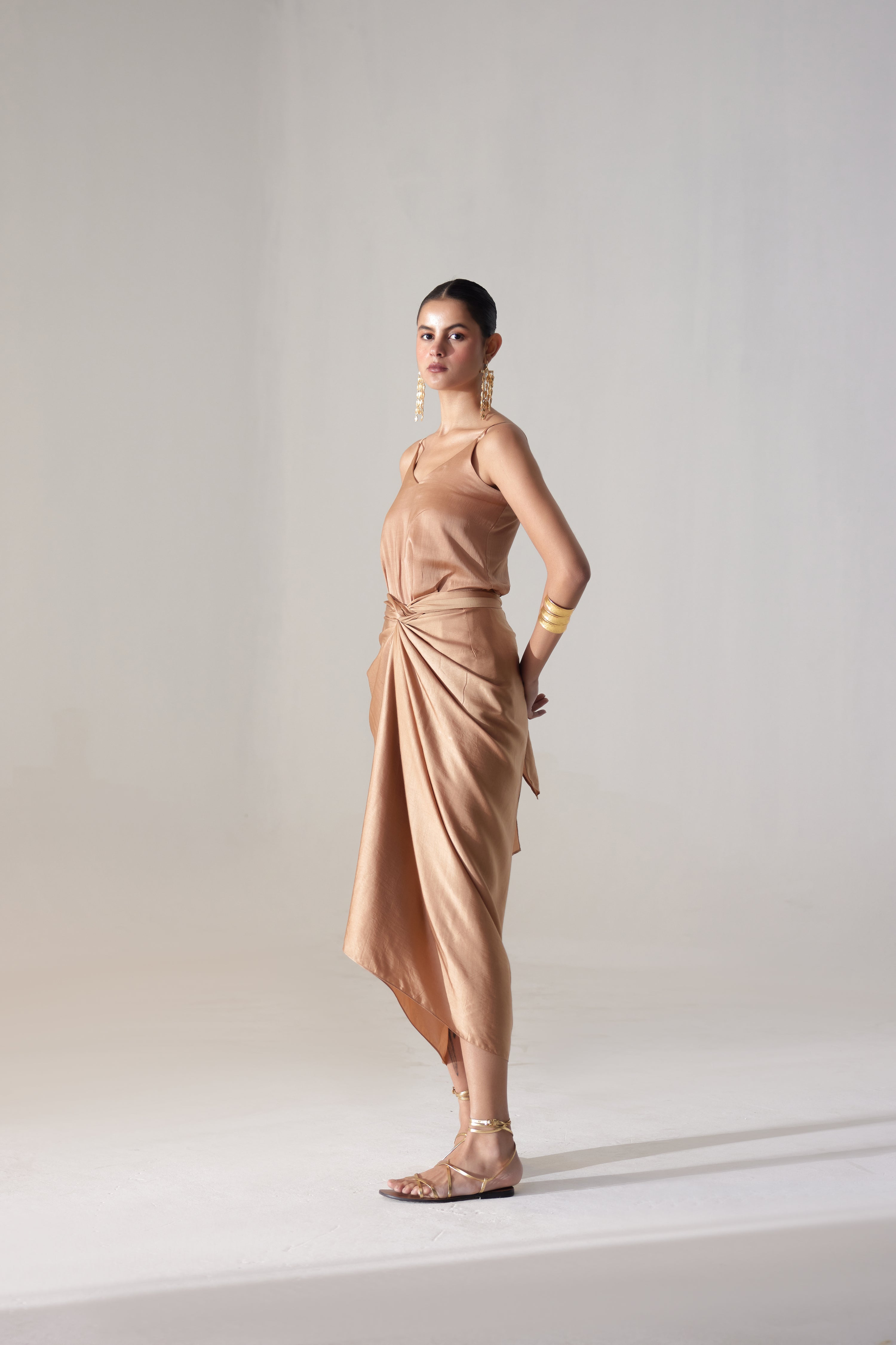 Amy Dress Camel