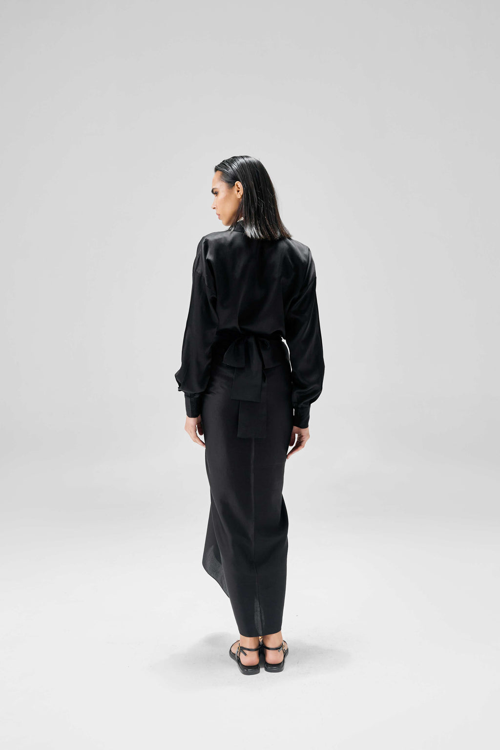 Raina Co-ord Set Black