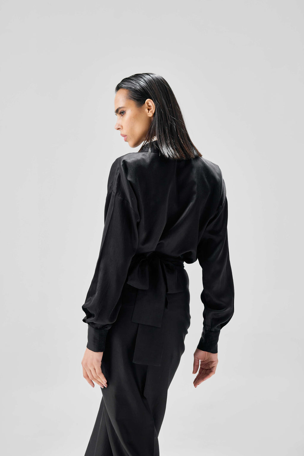 Raina Co-ord Set Black