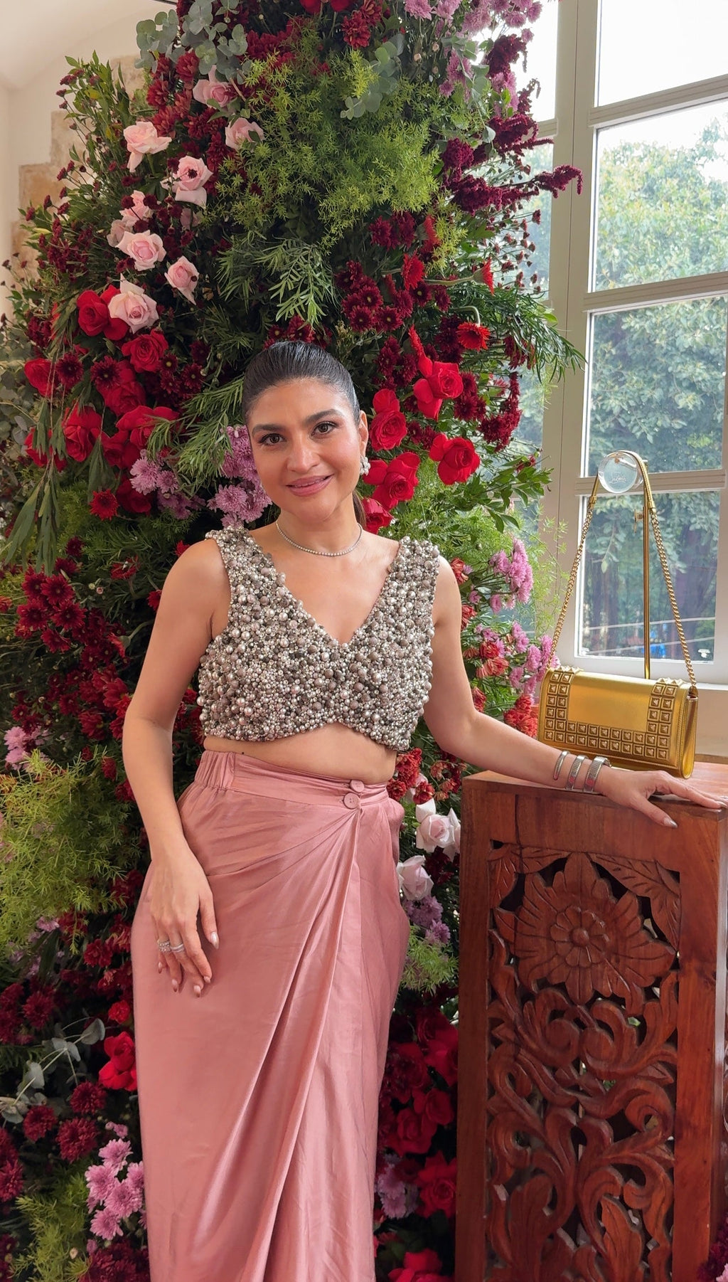 Elisa Co-Ord Set Old Rose