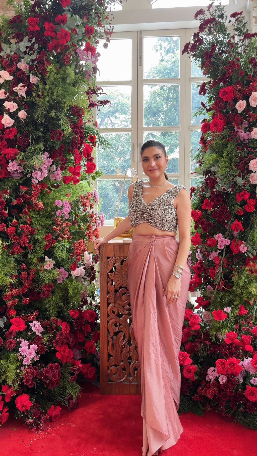 Elisa Co-Ord Set Old Rose