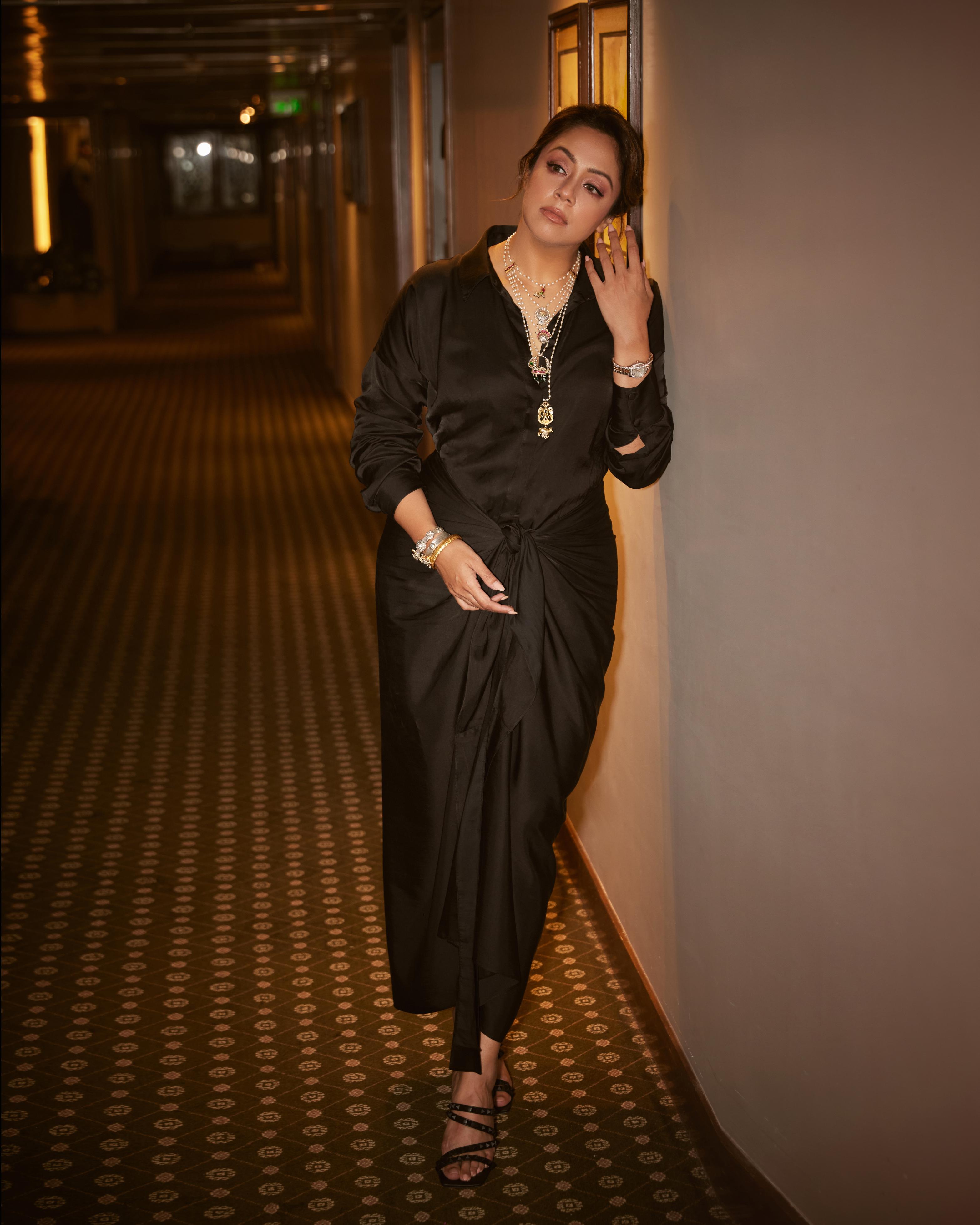 Raina Co-ord Set Black