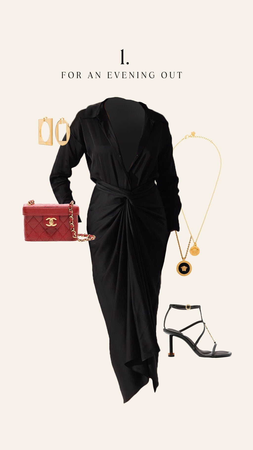 Raina Co-ord Set Black