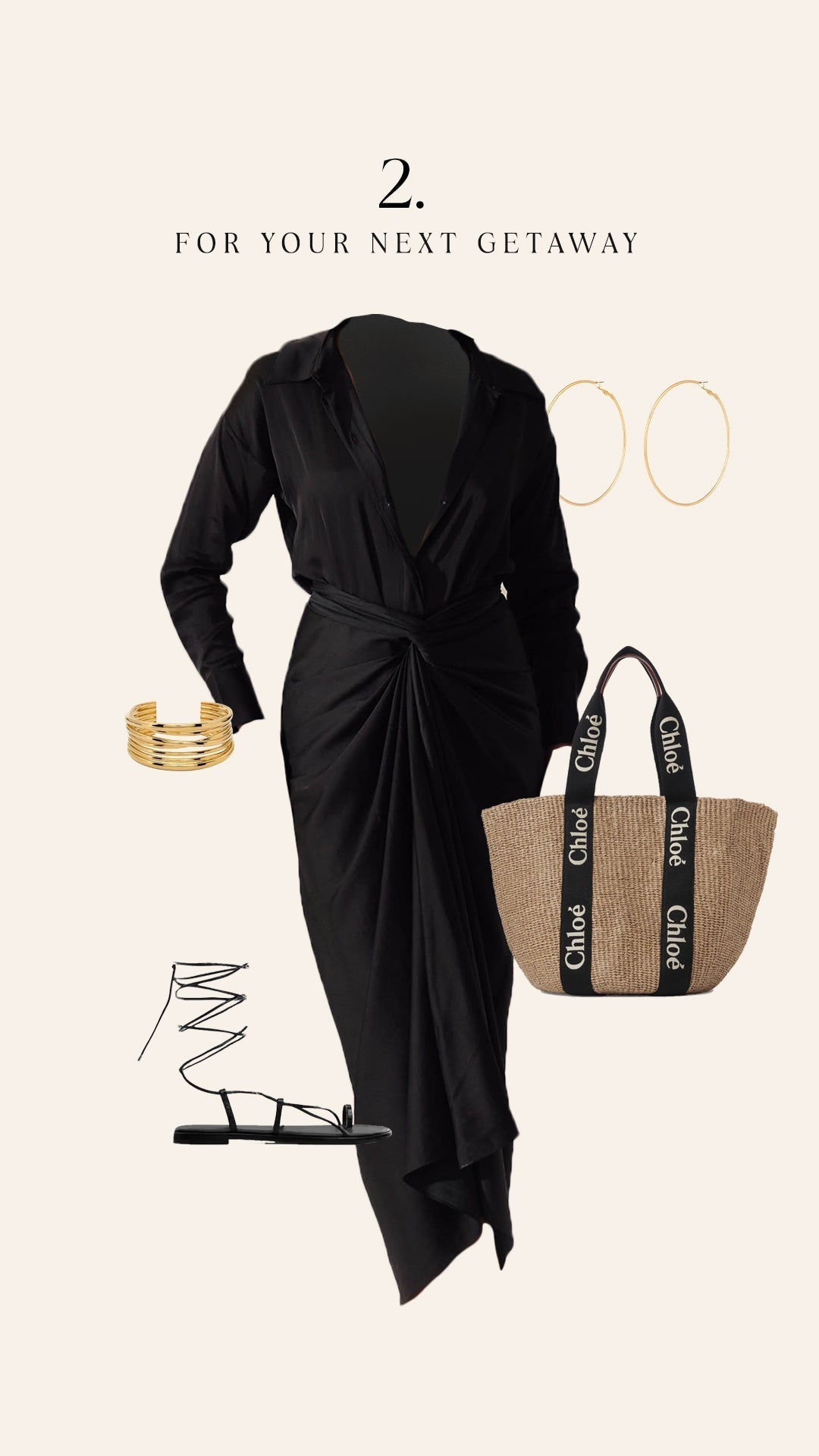 Raina Co-ord Set Black